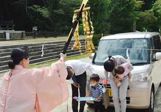 車中祈祷
