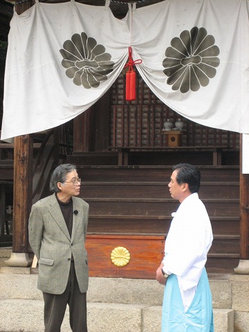 芥川賞作家 高城修三さん 取材 | 岡山県倉敷市の日本第一熊野神社
